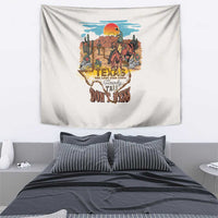 Texas Cultural Heritage Tapestry Cowboy and Desert Howdy Y'All Don'T Mess