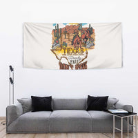 Texas Cultural Heritage Tapestry Cowboy and Desert Howdy Y'All Don'T Mess