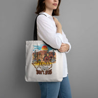 Texas Cultural Heritage Tote Bag Cowboy and Desert Howdy Y'All Don'T Mess