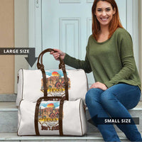 Texas Cultural Heritage Travel Bag Cowboy and Desert Howdy Y'All Don'T Mess