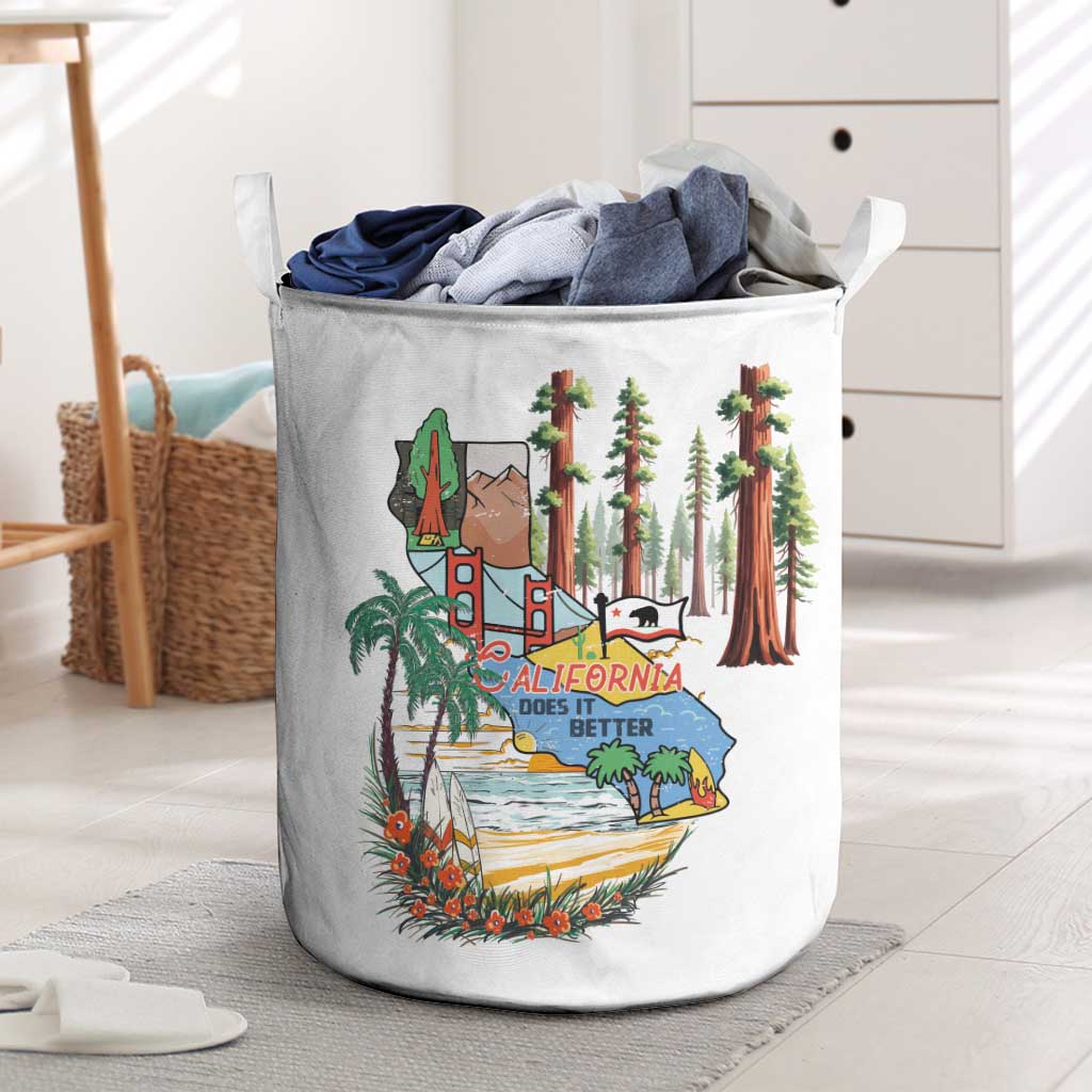 California Does it Better Laundry Basket Forest to Coast