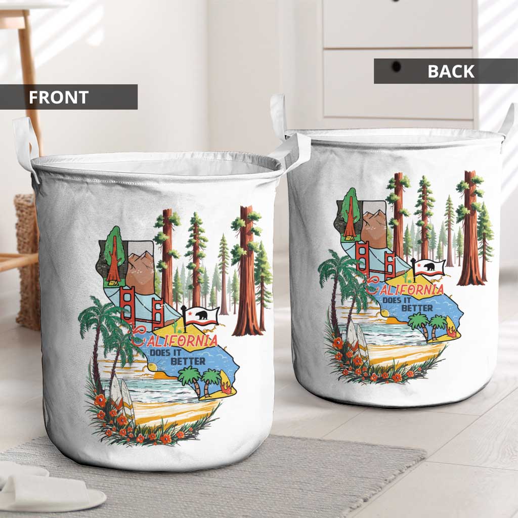 California Does it Better Laundry Basket Forest to Coast