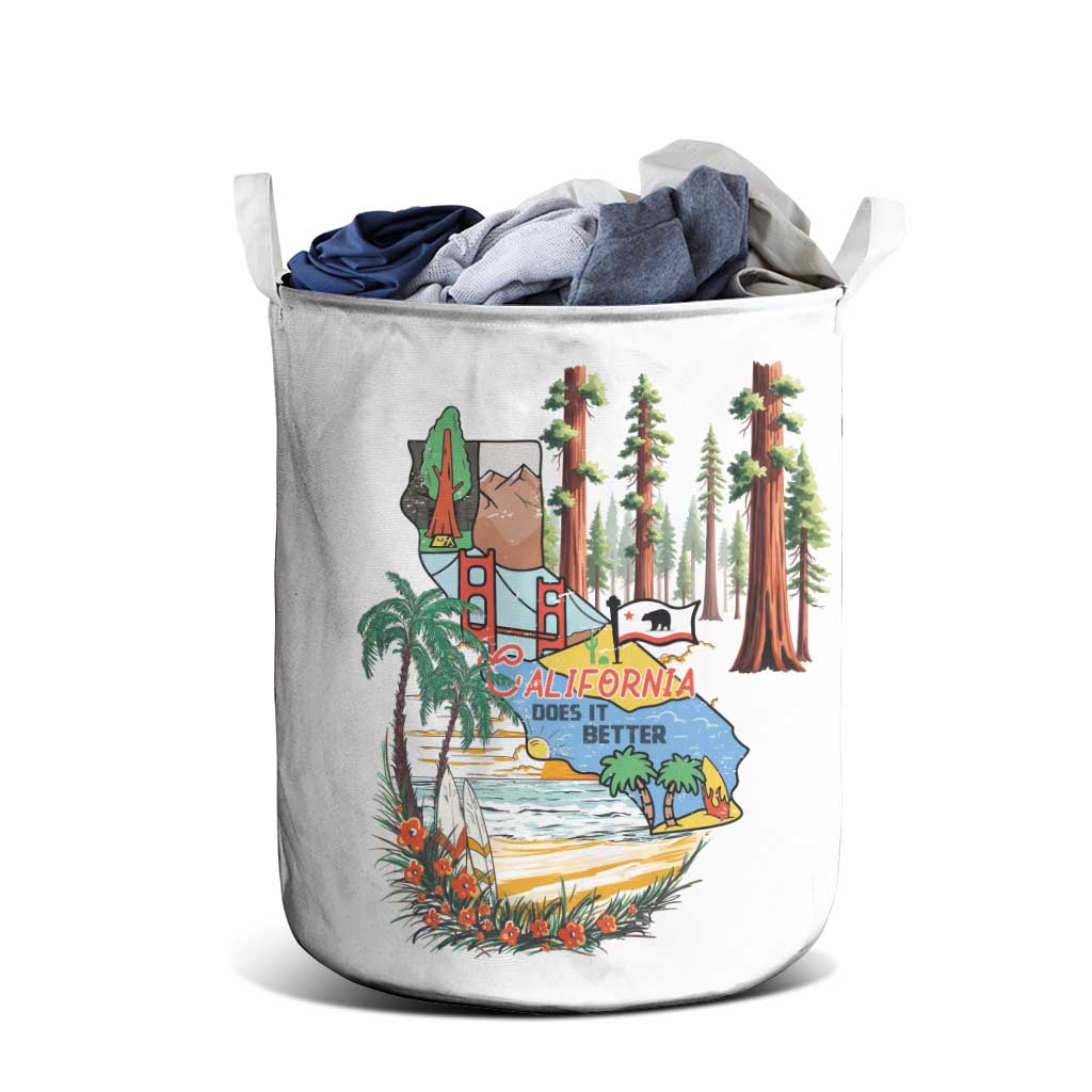 California Does it Better Laundry Basket Forest to Coast