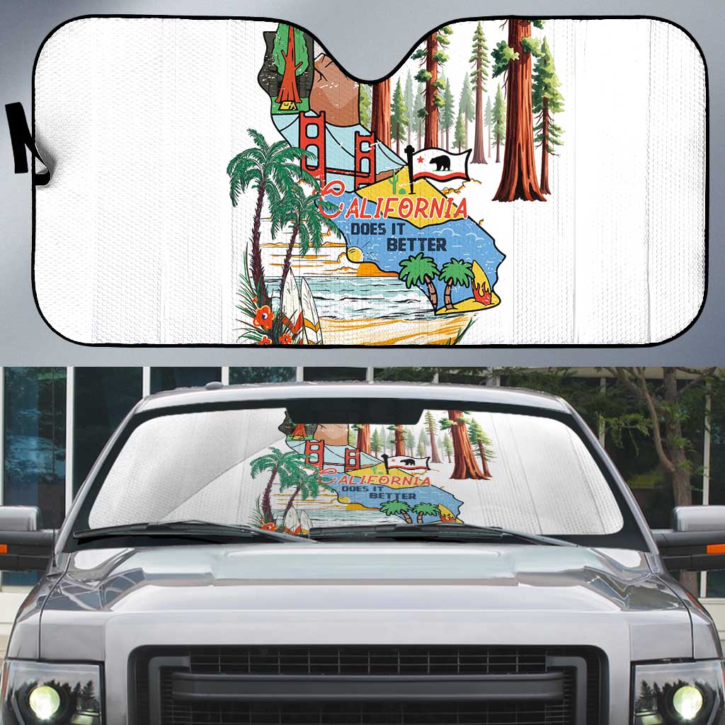 California Does it Better Auto Sun Shade Forest to Coast