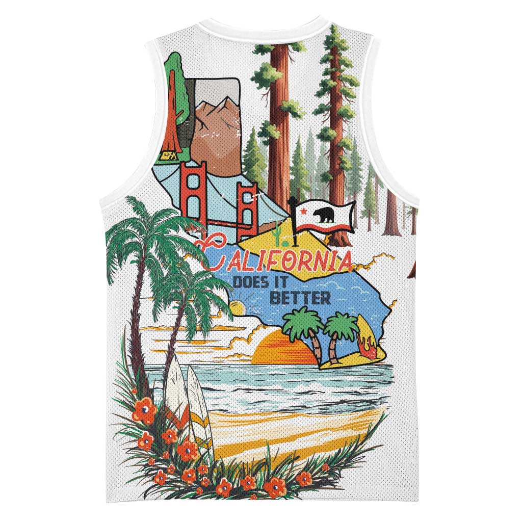 California Does it Better Basketball Jersey Forest to Coast