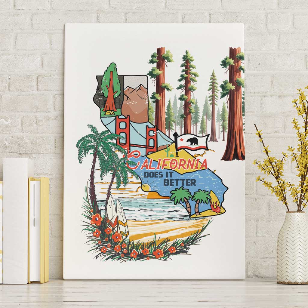 California Does it Better Canvas Wall Art Forest to Coast