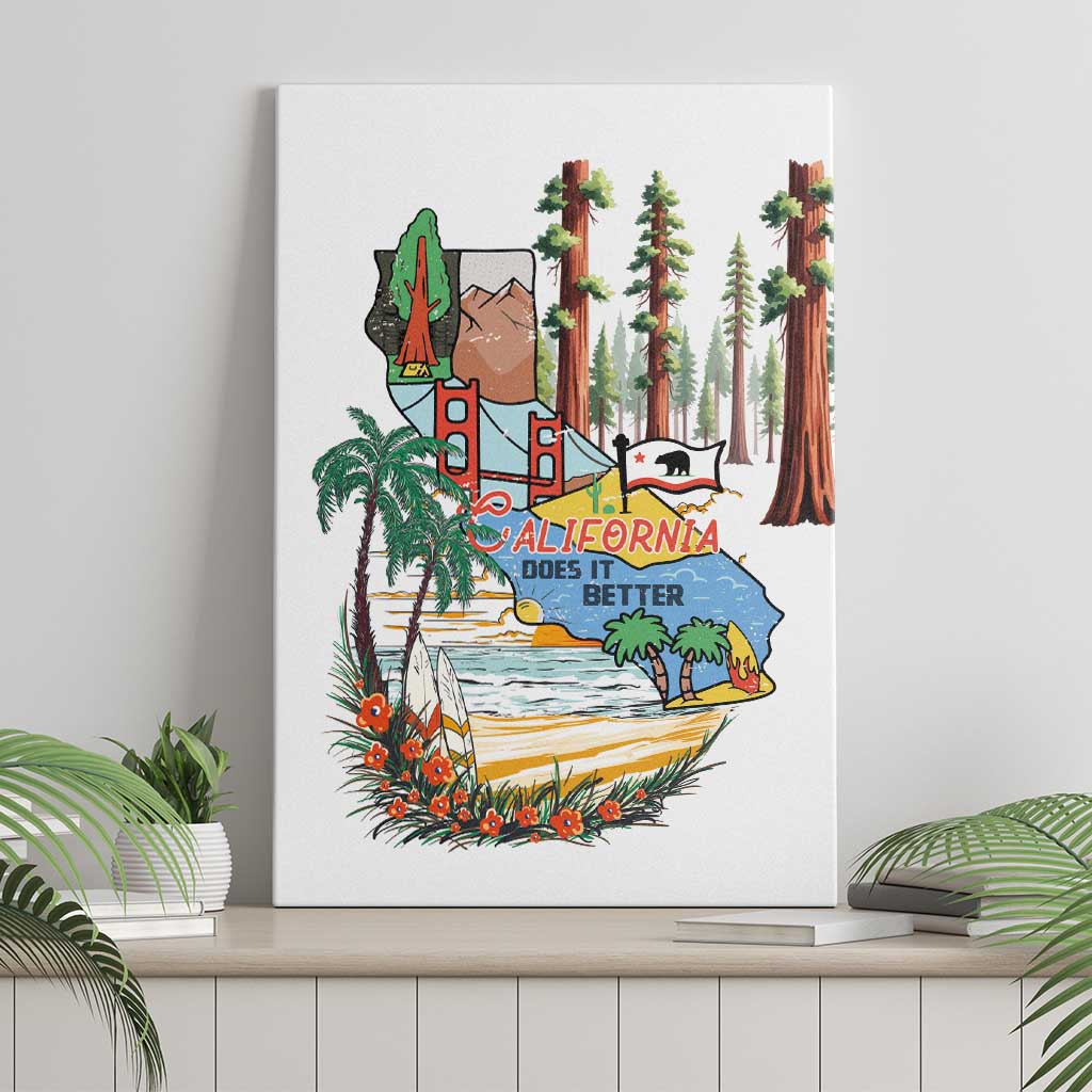 California Does it Better Canvas Wall Art Forest to Coast