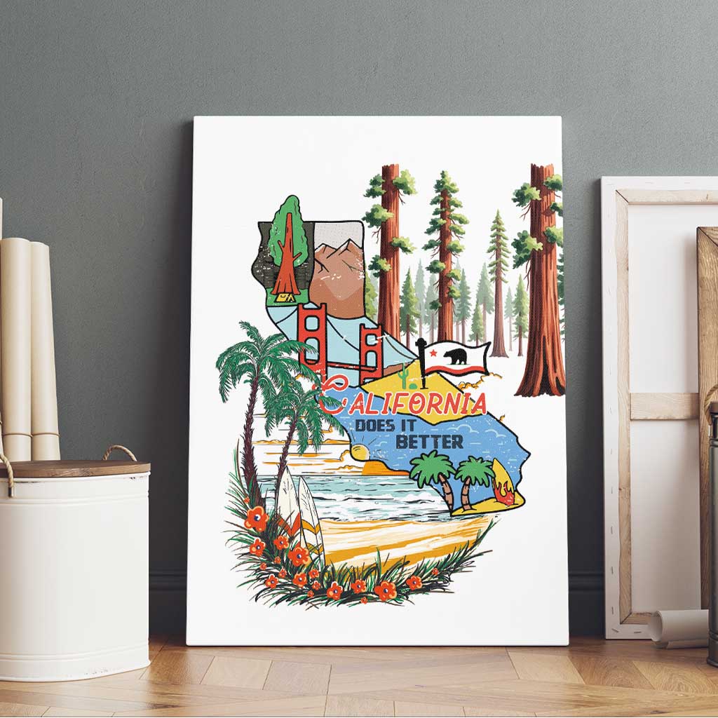 California Does it Better Canvas Wall Art Forest to Coast
