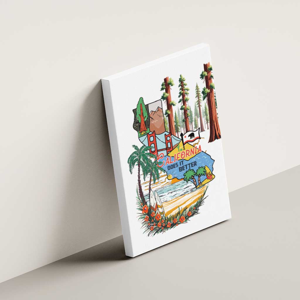 California Does it Better Canvas Wall Art Forest to Coast