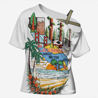 California Does it Better Cross Shoulder Shirt Forest to Coast