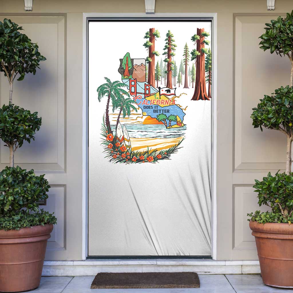 California Does it Better Door Cover Forest to Coast