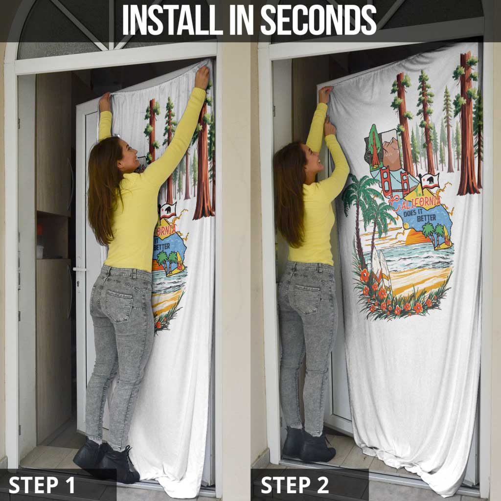 California Does it Better Door Cover Forest to Coast