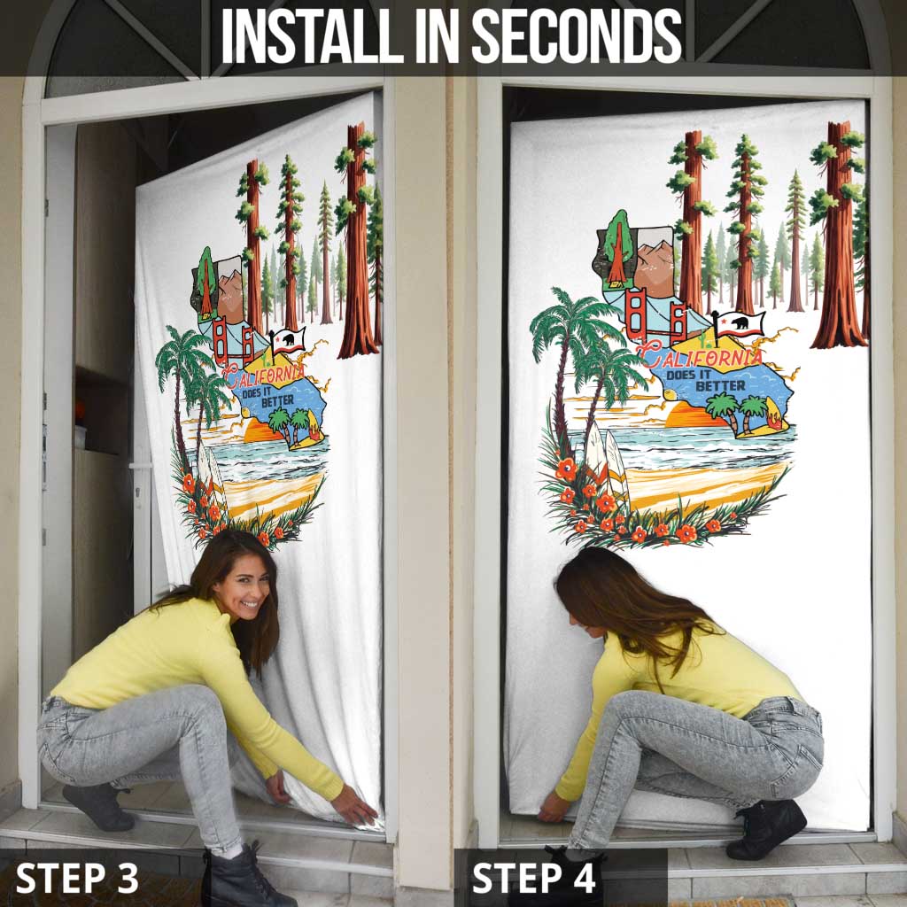 California Does it Better Door Cover Forest to Coast