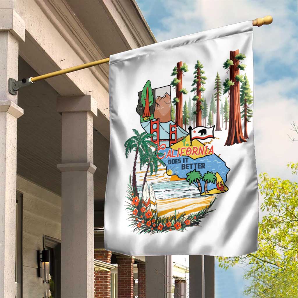 California Does it Better Garden Flag Forest to Coast