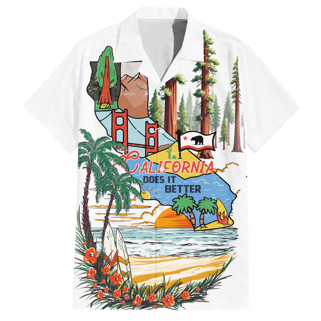 California Does it Better Hawaiian Shirt Forest to Coast