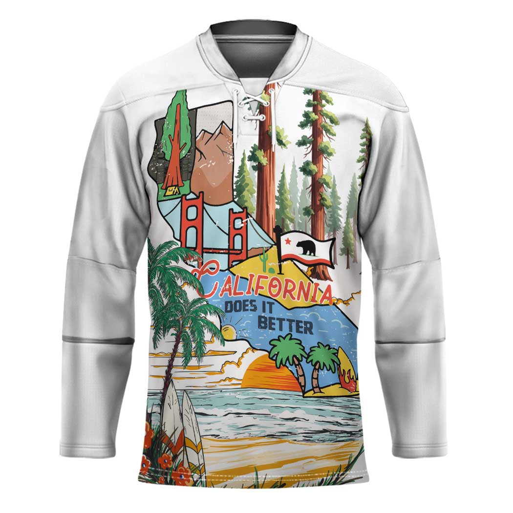 California Does it Better Hockey Jersey Forest to Coast