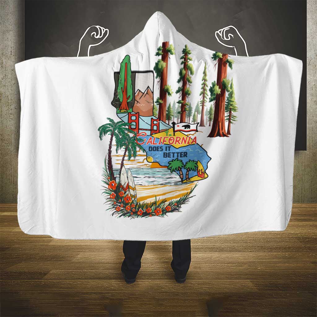 California Does it Better Hooded Blanket Forest to Coast