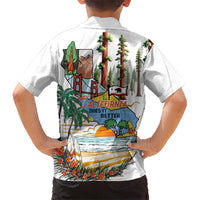 California Does it Better Kid Hawaiian Shirt Forest to Coast