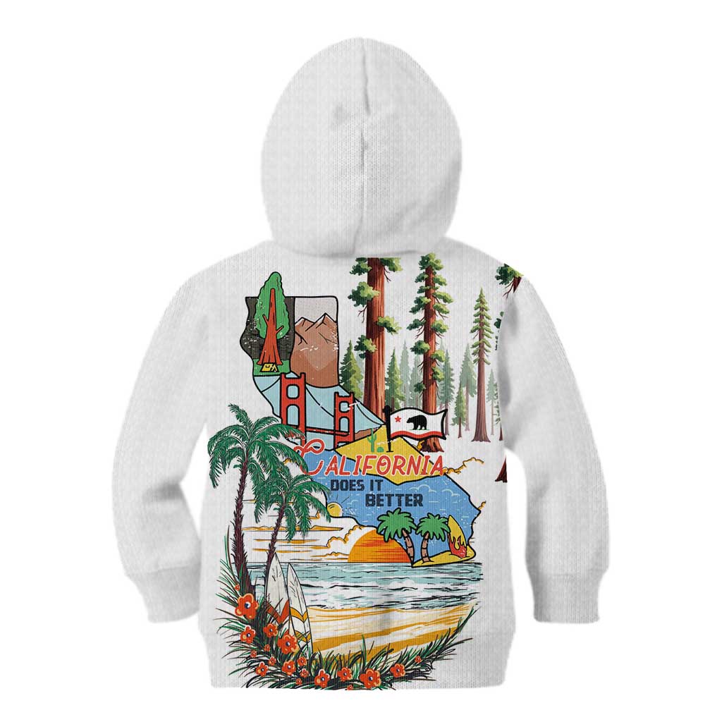 California Does it Better Kid Hoodie Forest to Coast