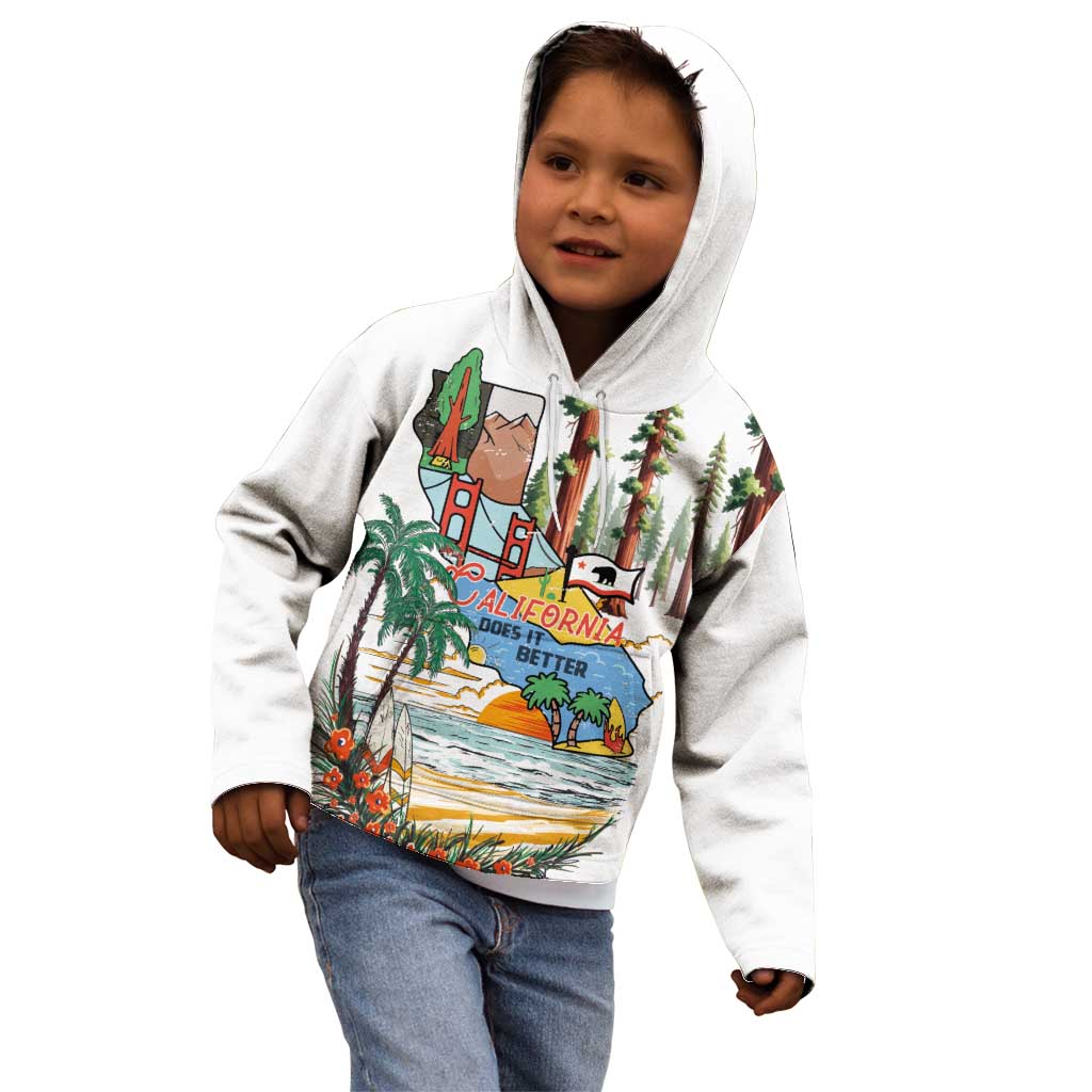 California Does it Better Kid Hoodie Forest to Coast