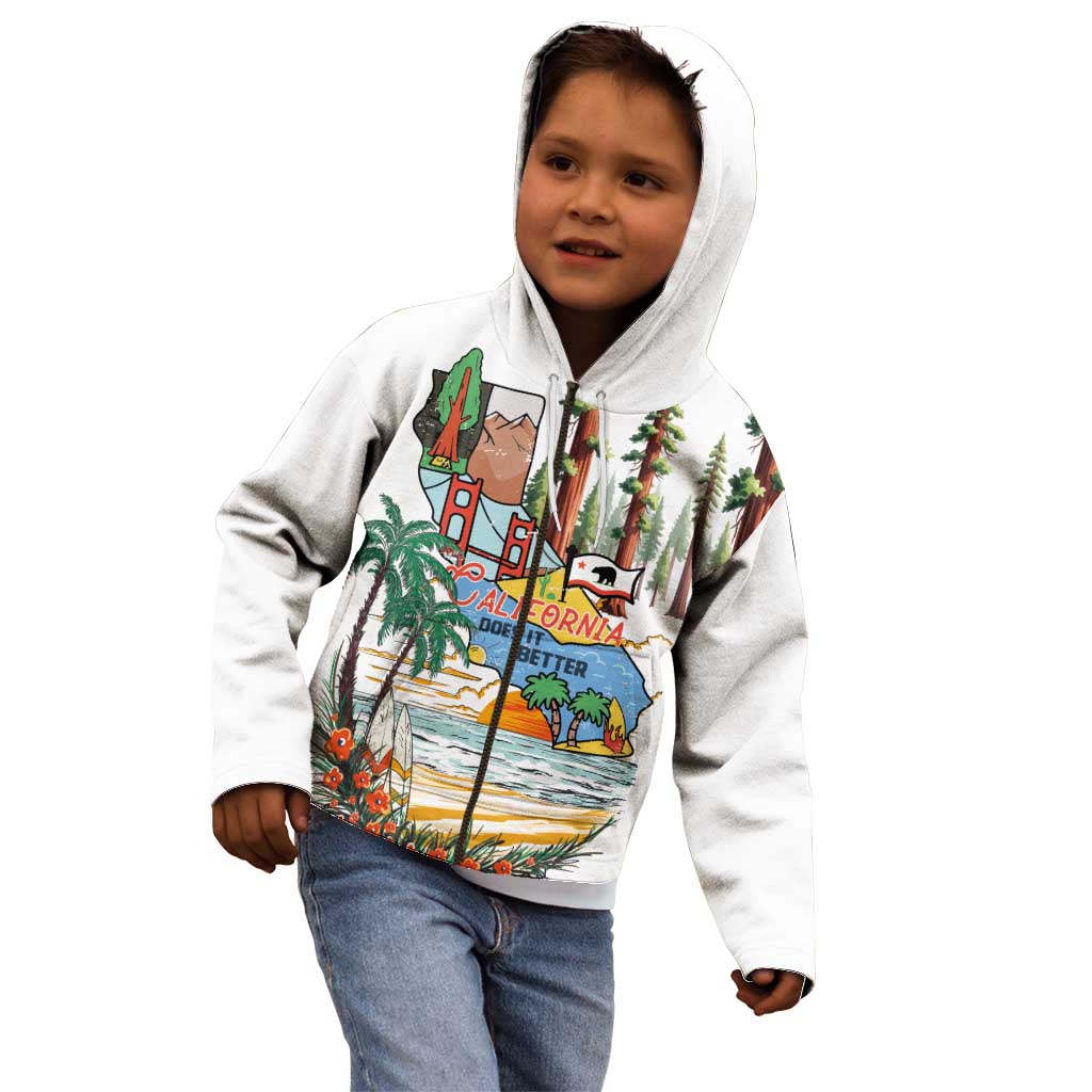 California Does it Better Kid Hoodie Forest to Coast