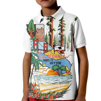 California Does it Better Kid Polo Shirt Forest to Coast