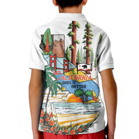 California Does it Better Kid Polo Shirt Forest to Coast