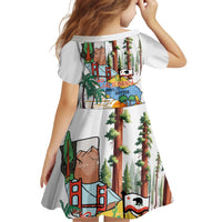 California Does it Better Kid Short Sleeve Dress Forest to Coast