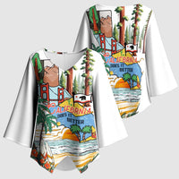California Does it Better Kimono Sleeve Blouse Forest to Coast