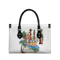 California Does it Better Leather Bag Forest to Coast