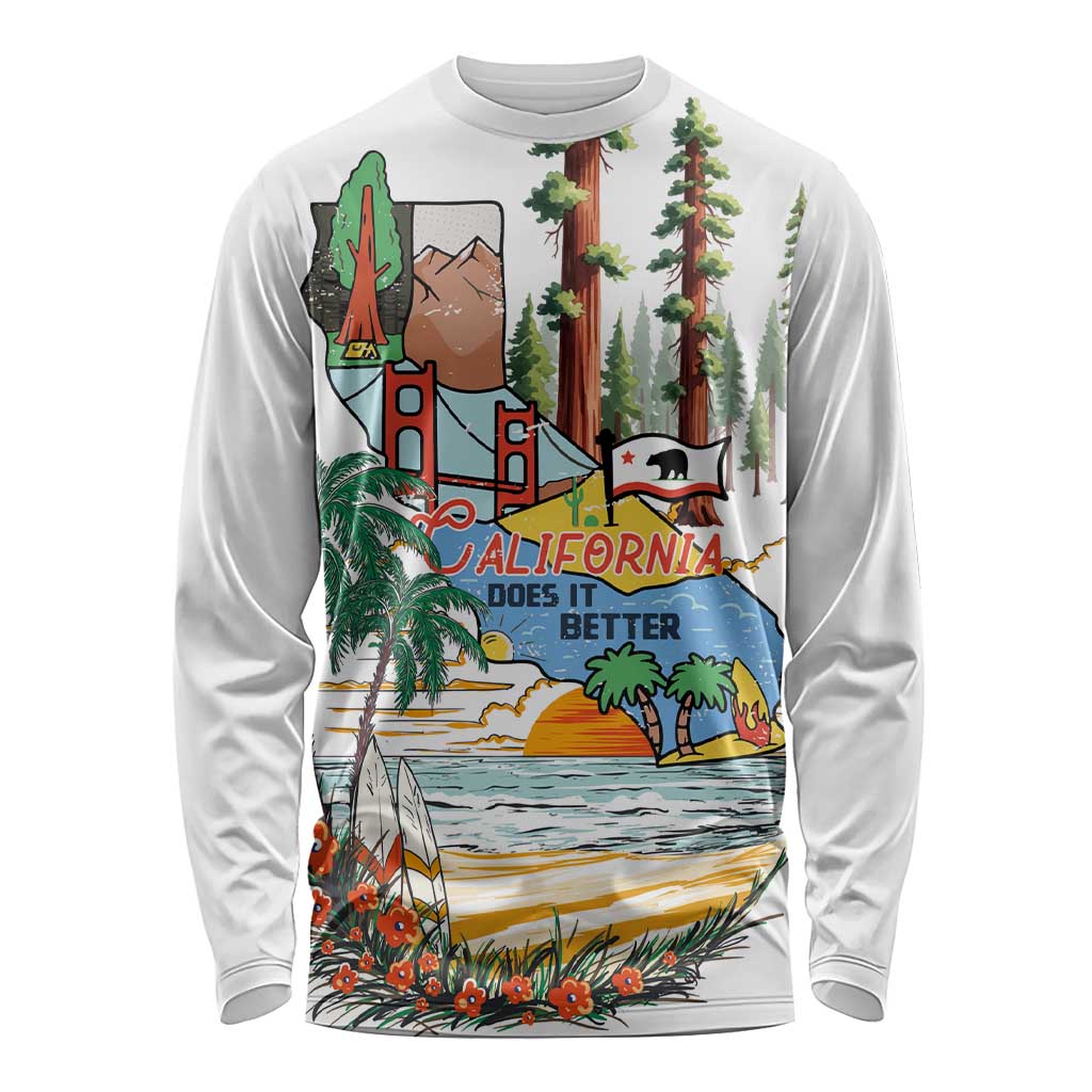 California Does it Better Long Sleeve Shirt Forest to Coast