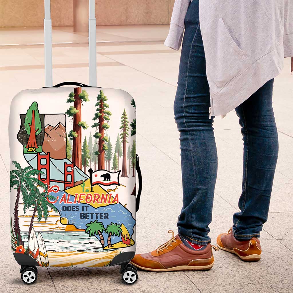 California Does it Better Luggage Cover Forest to Coast