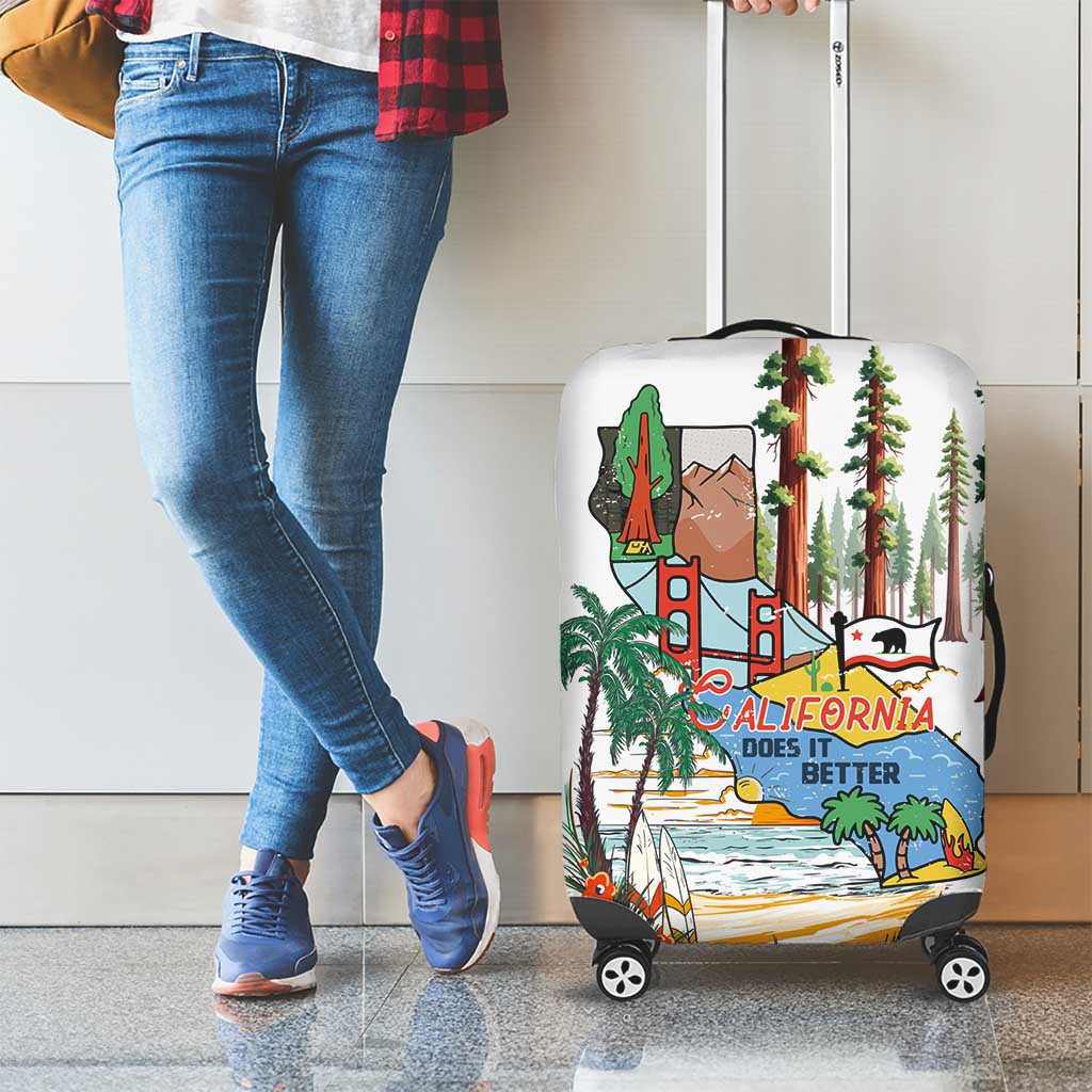 California Does it Better Luggage Cover Forest to Coast