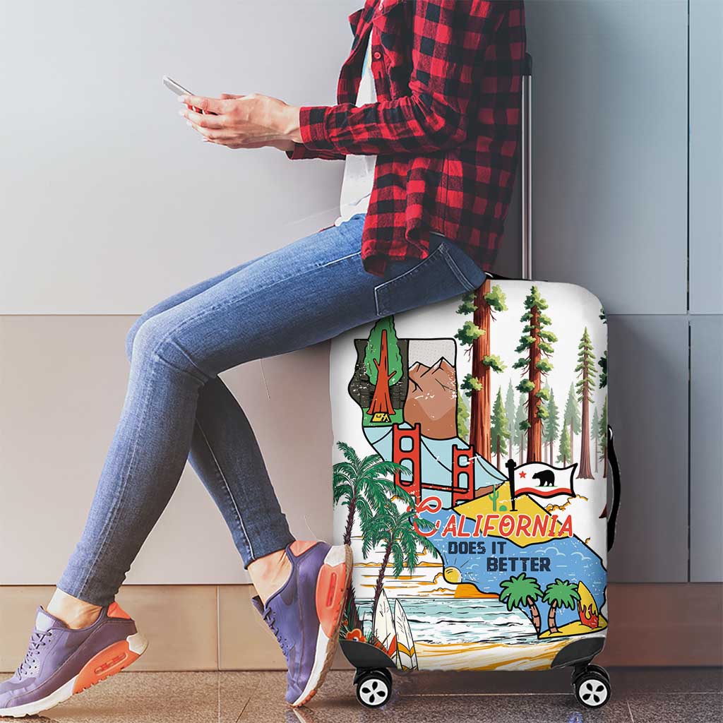 California Does it Better Luggage Cover Forest to Coast
