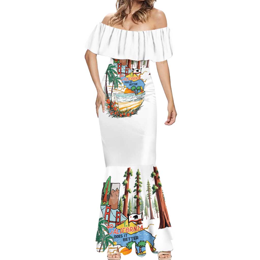 California Does it Better Mermaid Dress Forest to Coast