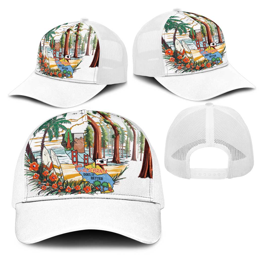 California Does it Better Mesh Trucker Cap Forest to Coast