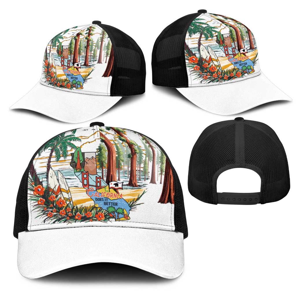 California Does it Better Mesh Trucker Cap Forest to Coast