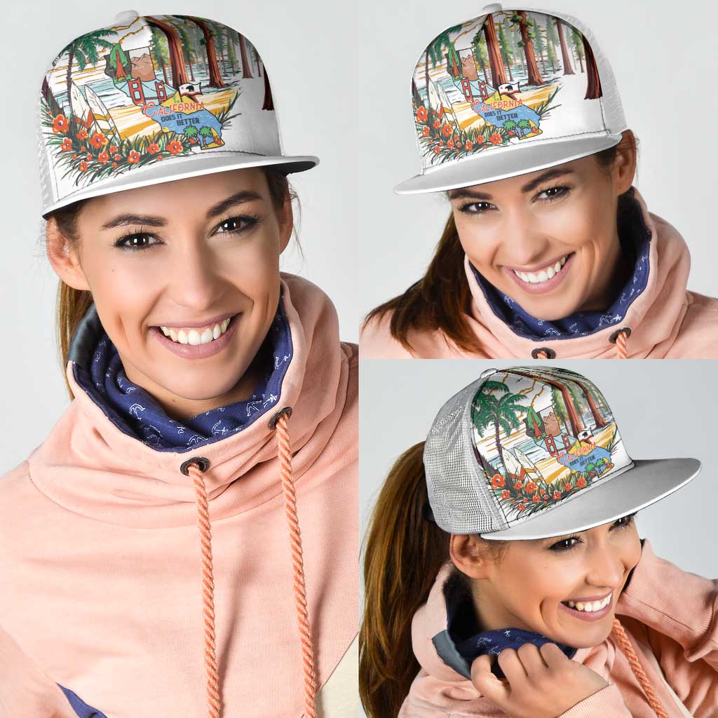 California Does it Better Mesh Trucker Cap Forest to Coast