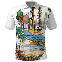 California Does it Better Polo Shirt Forest to Coast
