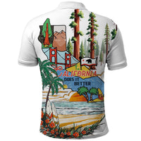 California Does it Better Polo Shirt Forest to Coast