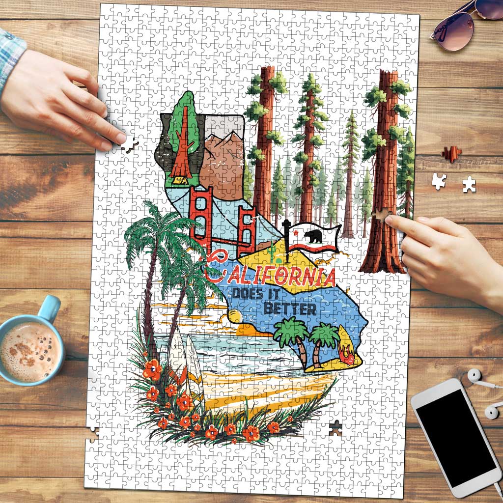 California Does it Better Puzzle Forest to Coast