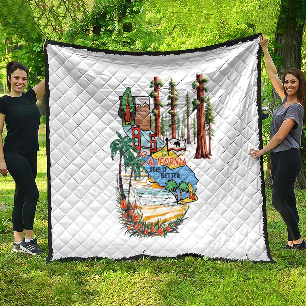 California Does it Better Quilt Forest to Coast