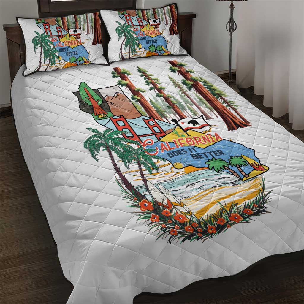 California Does it Better Quilt Bed Set Forest to Coast