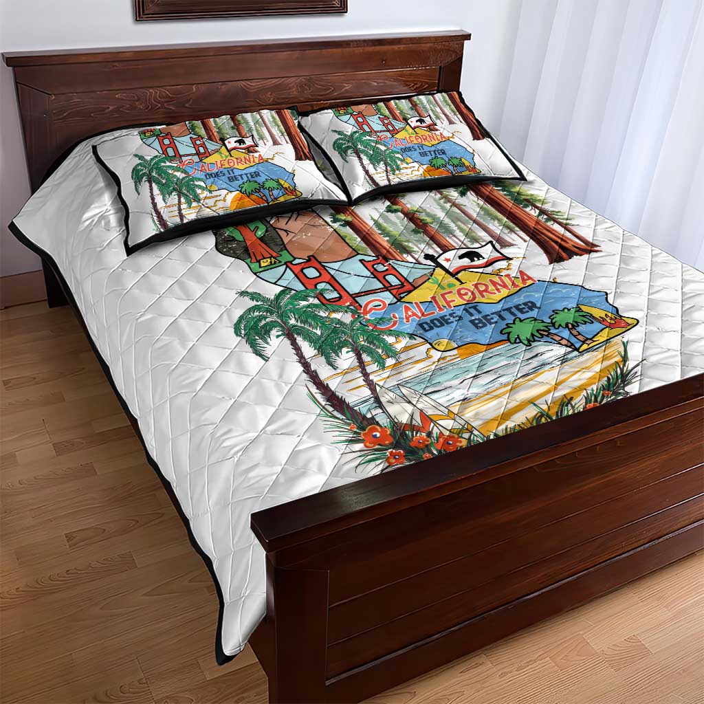 California Does it Better Quilt Bed Set Forest to Coast