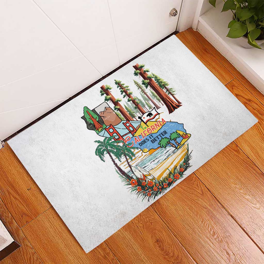 California Does it Better Rubber Doormat Forest to Coast