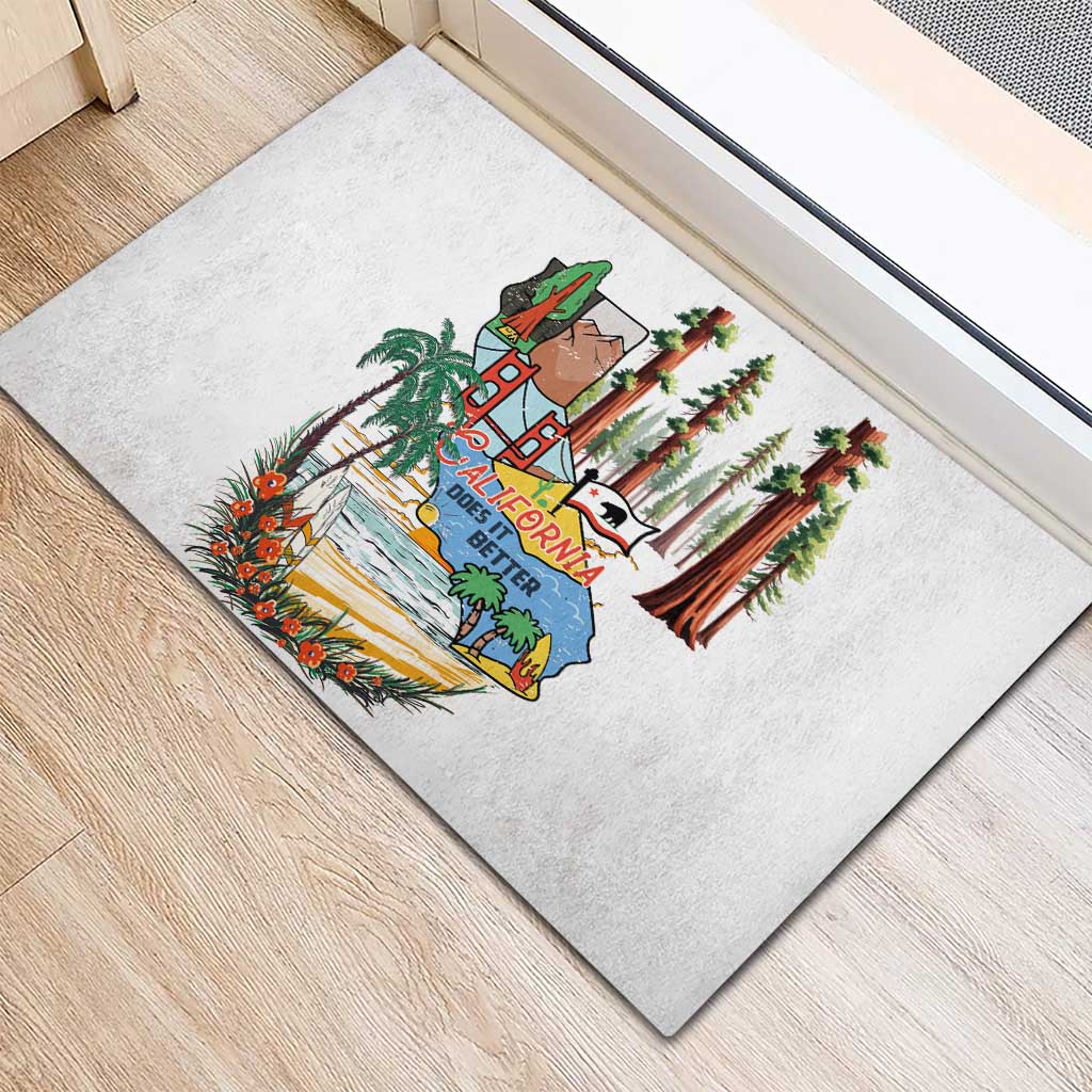 California Does it Better Rubber Doormat Forest to Coast