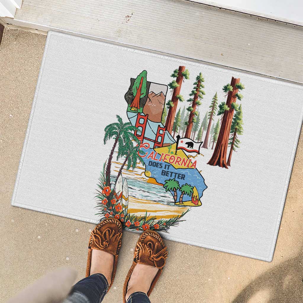 California Does it Better Rubber Doormat Forest to Coast