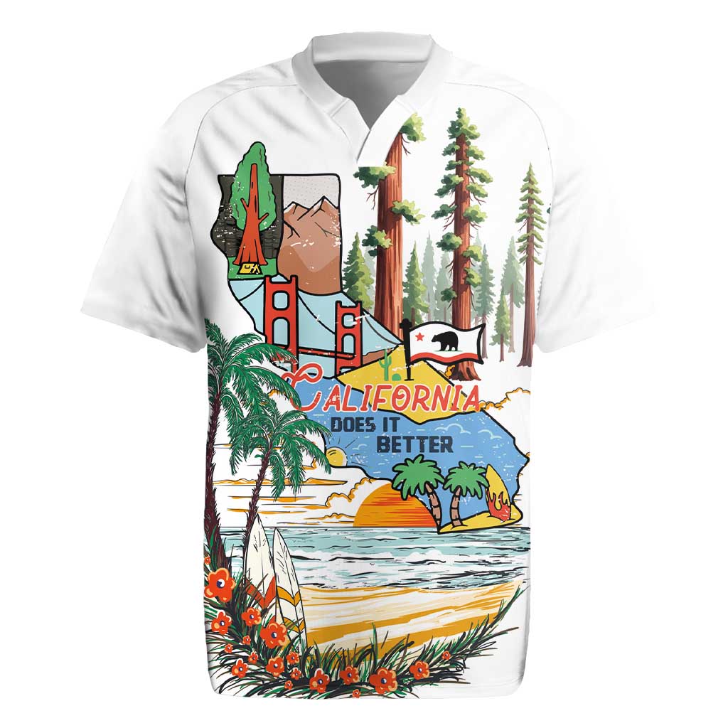 California Does it Better Rugby Jersey Forest to Coast