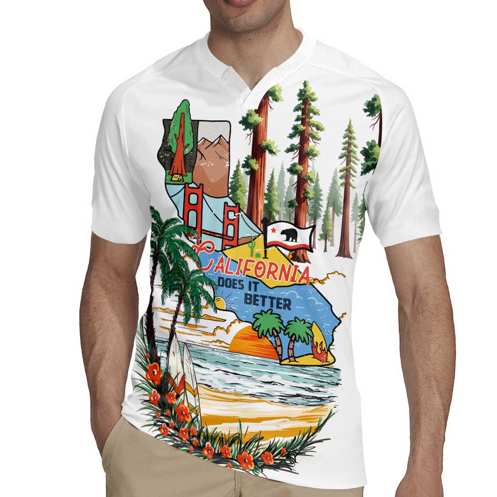 California Does it Better Rugby Jersey Forest to Coast