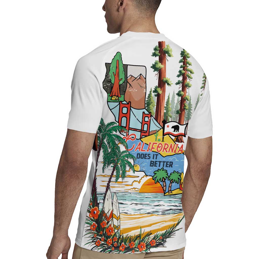 California Does it Better Rugby Jersey Forest to Coast